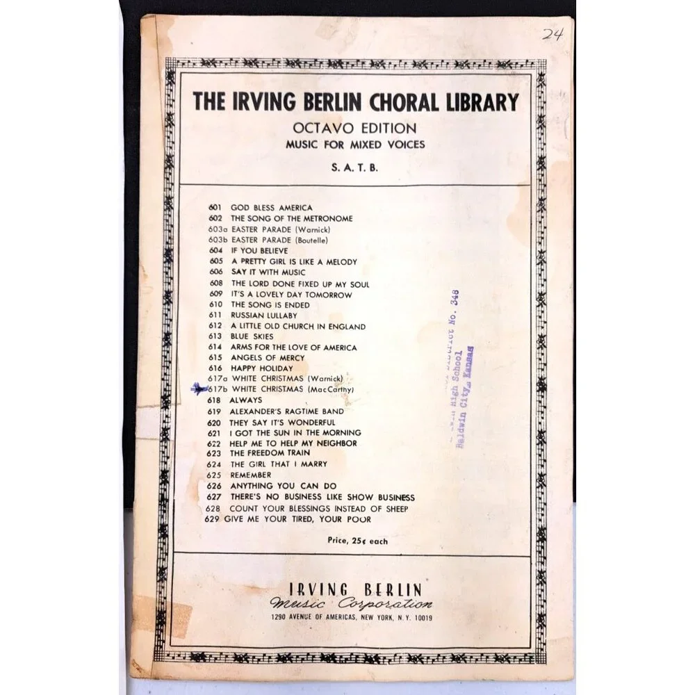 Vintage Christmas Sheet Music Lot Bundle Holiday Rudolph Baroque Silent Night - Picture 10 of 13